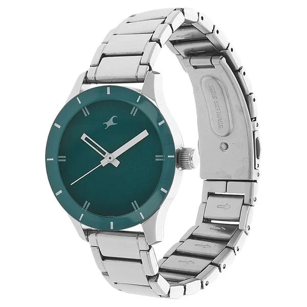 Fastrack Quartz Analog Blue Dial Stainless Steel Strap Watch for Girls NR6078SM01 - KRISHNA WATCH COMPANY