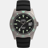 TIMEX Deep Water Men Black Round Dial Automatic Analog Watch - TW2W73800UJ
