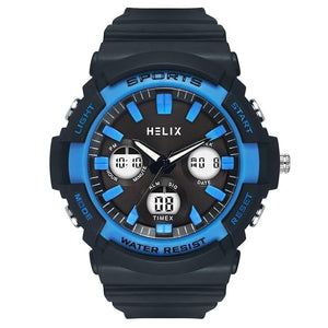 Helix Analog-Digital Black Dial Men's Watch-TWESK4502T - KRISHNA WATCH COMPANY