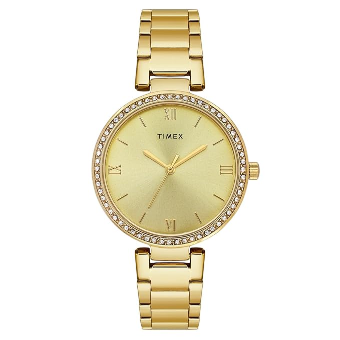 TIMEX Red Round Dial Analog Women's Watch - TWEL18732 - KRISHNA WATCH COMPANY
