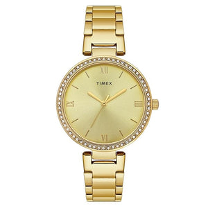 TIMEX Red Round Dial Analog Women's Watch - TWEL18732 - KRISHNA WATCH COMPANY