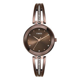 Timex Trendline Round 30mm Brown Dial Analog Women Watch - TWTL10324