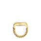 Fossil Watch Ring Two-Hand Gold-Tone Stainless Steel ES5407