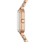 Armani Exchange Pink Quartz Stainless Steel Watch AX5729