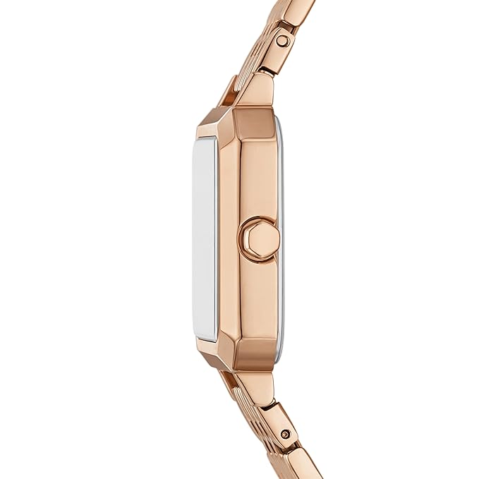 Armani Exchange Pink Quartz Stainless Steel Watch AX5729