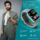 TIMEX iConnect Calling Smartwatch|1.83" TFT Display with 240x284 Pixel Resolution|Single Sync Bluetooth Calling|AI Voice Assist|100+ Sports Modes|200+ TWIXW204 - KRISHNA WATCH COMPANY