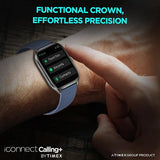 TIMEX iConnect Calling+ 2.01” TFT Display with 240x296 Pixel Resolution|Functional Crown|Bluetooth Calling|AI Voice Assist|100+ Sports Modes|100+ Watchfaces|Upto7 Days Battery(Normal Usage)-TWIXW501T - KRISHNA WATCH COMPANY