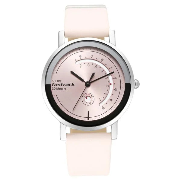Fastrack Wear Your Look Quartz Analog with Day and Date Watch for Girls 6172SL03