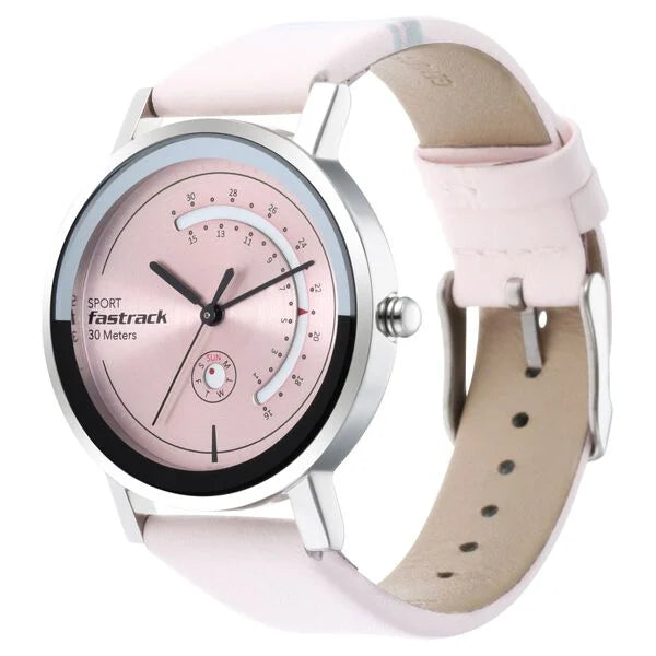 Fastrack Wear Your Look Quartz Analog with Day and Date Watch for Girls 6172SL03