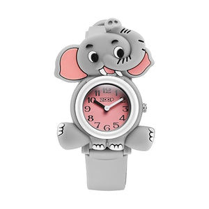 Zoop By Titan Friends from Nature Quartz Analog Pink Dial Polyurethane Strap Watch for Kids -16037PP01 - KRISHNA WATCH COMPANY