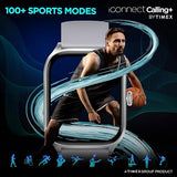 TIMEX iConnect Calling+ 2.01” TFT Display with 240x296 Pixel Resolution|Functional Crown|Bluetooth Calling|AI Voice Assist|100+ Sports Modes|100+ Watchfaces|Upto7 Days Battery(Normal Usage)-TWIXW502T - KRISHNA WATCH COMPANY