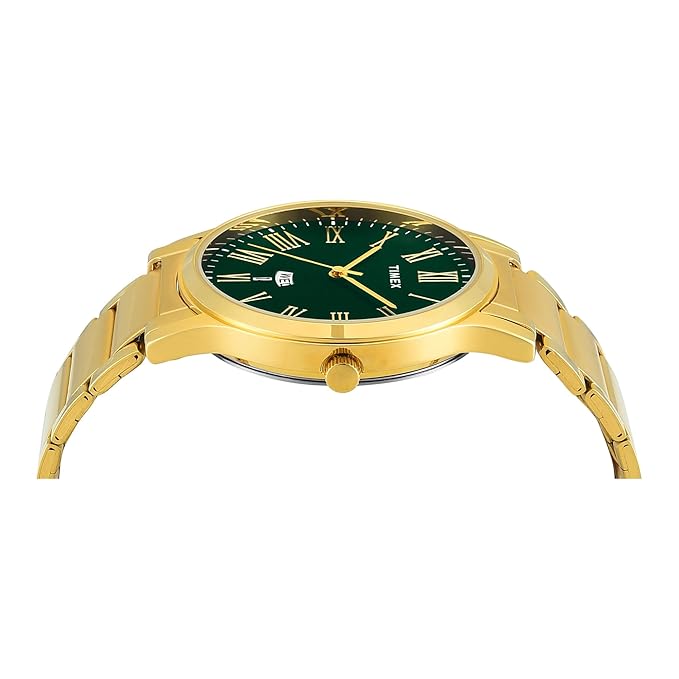 Timex Full Roman Green Dial Astrological Watch - TW000R469
