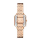 Armani Exchange Pink Quartz Stainless Steel Watch AX5729