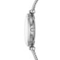 Fossil Carlie Analog White Dial Women's Watch - ES4432