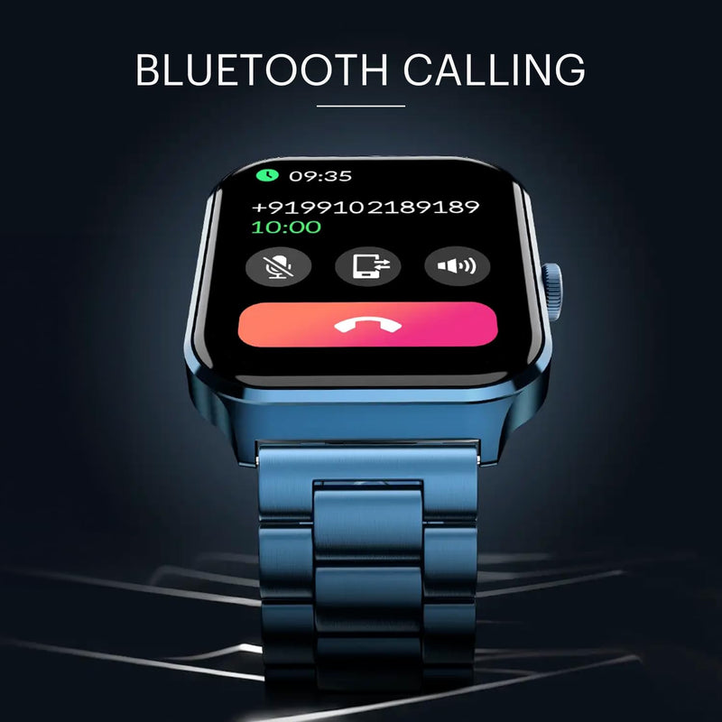 Noise Canvas Smart Watch with 1.96" Vivid Display, Functional Crown, BT Calling, 150+ Watch Faces, AI Voice Assistant, Health Suiteᵀᴹ, 100+ Sports Modes, IP67, Upto 7 Days Battery (Elite Black)
