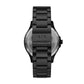 Armani Exchange Black Quartz Stainless Steel Watch AX2463