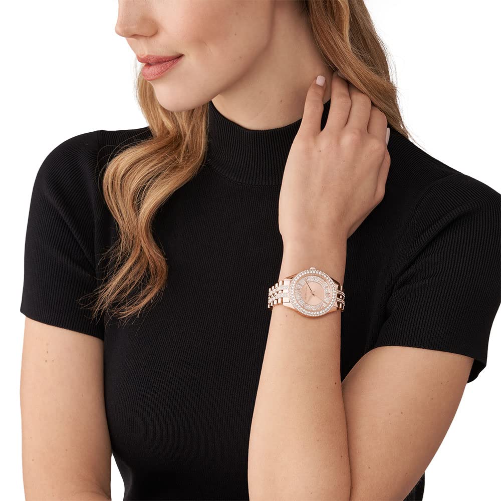 Michael Kors Harlowe Analog Rose Gold Dial Women's Watch - MK4710 - KRISHNA WATCH COMPANY