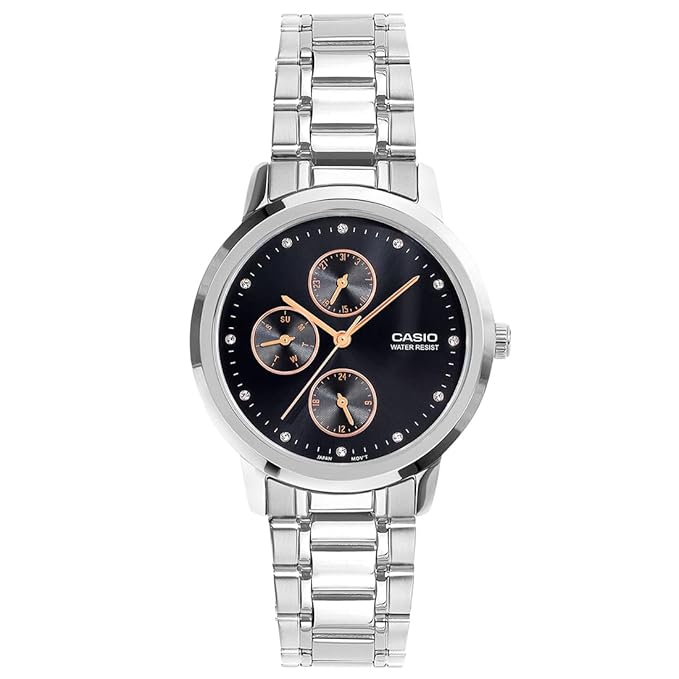Casio Enticer Ladies LTP-SN6KD-1A - A2491 - KRISHNA WATCH COMPANY