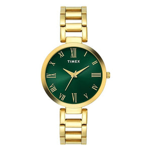 Timex Green Dial with Roman Numbers Women's Astrological Watch - TW000X273 - KRISHNA WATCH COMPANY