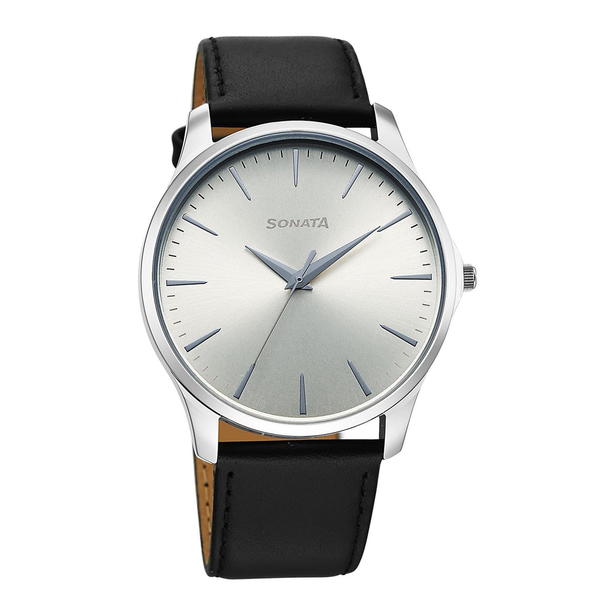 Sonata Ease with Gray Dial Watch for Men - 77163SL06W