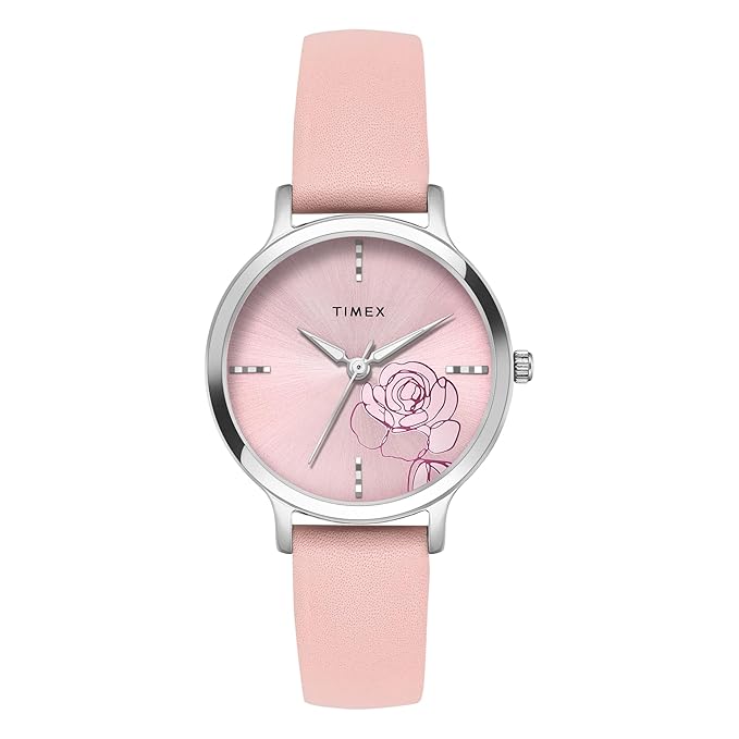 TIMEX Pink Round Dial Analog Womens Watch - TWTL12307
