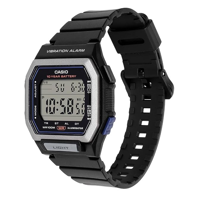 Casio Digital Unisex Watch W-738H-1AVDF - D441