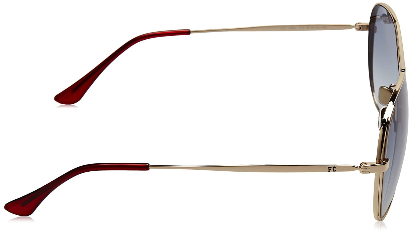 FCUK Gradient Aviator Unisex Sunglasses - FC 7401 C3 61 S