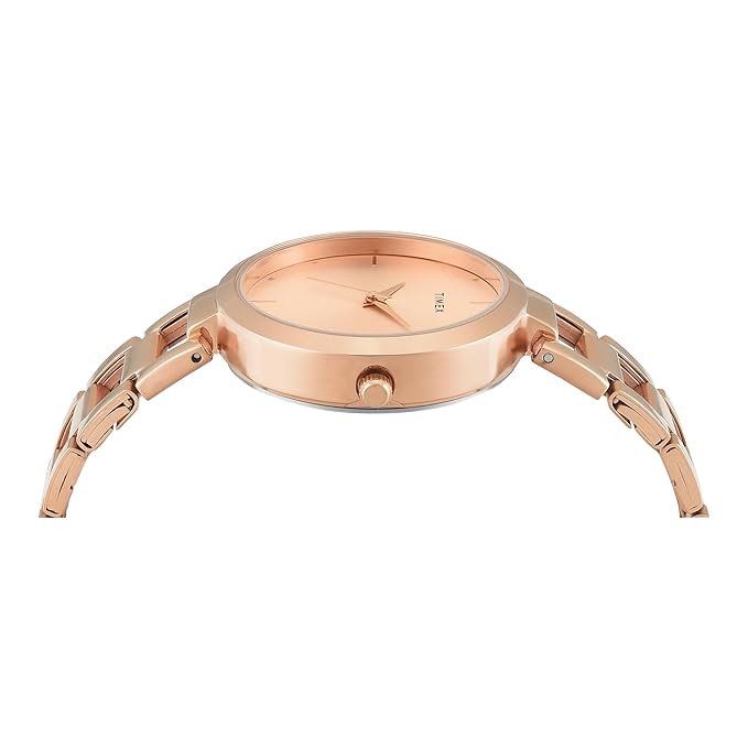 Timex Rose Gold Dial Women's Watch - TW000X276
