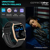 TIMEX iConnect Calling+ 2.01” TFT Display with 240x296 Pixel Resolution|Functional Crown|Bluetooth Calling|AI Voice Assist|100+ Sports Modes|100+ Watchfaces|Upto7 Days Battery(Normal Usage)-TWIXW503T