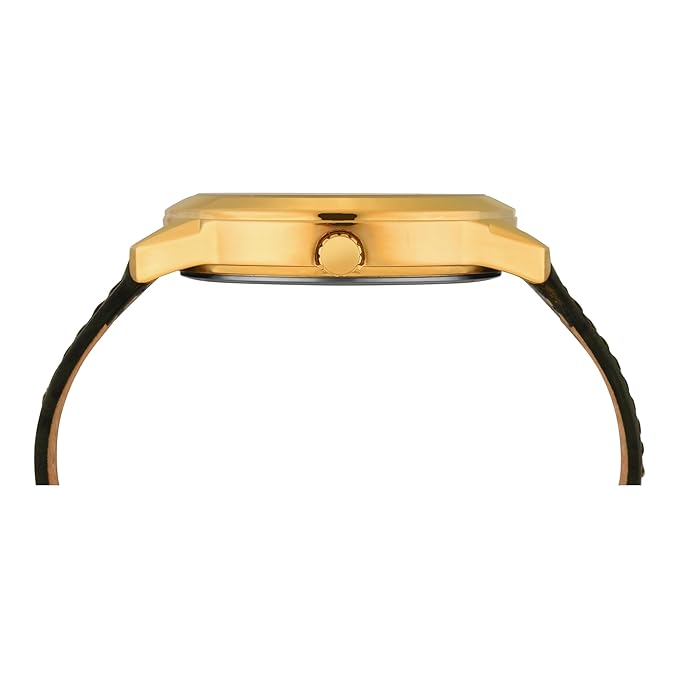 Timex Full Roman Champ Dial Green Croco leather Strap Men's Watch TWEG18526