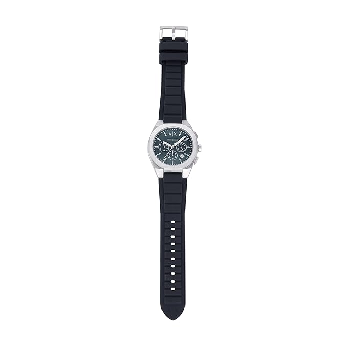 Armani Exchange Blue Quartz Silicone Watch AX4185 - KRISHNA WATCH COMPANY