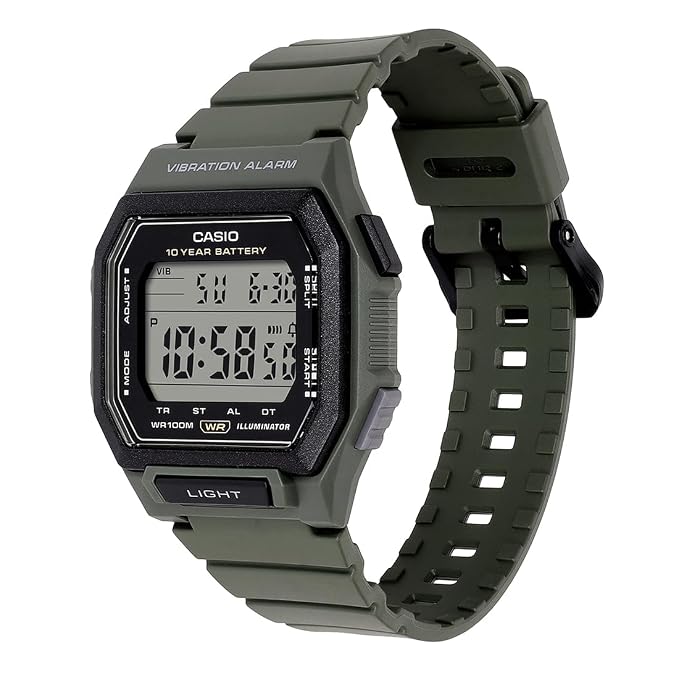 Casio Digital Unisex Watch W-738H-3AVDF - D443