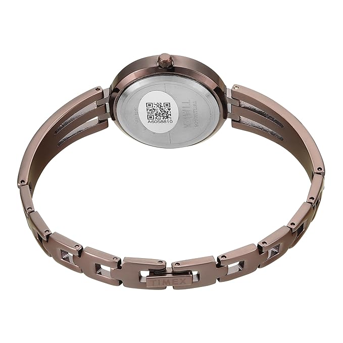 Timex Trendline Round 30mm Brown Dial Analog Women Watch - TWTL10324