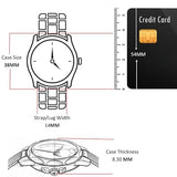 Boss Symphony Le Qtz Multifunction Black Round Dial Women's Watch|Two Tone Stainless Steel Material|Silver Color Band - 1502783 - KRISHNA WATCH COMPANY