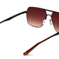 French Connection Gradient Rectangular Men Sunglasses - FC 7583 C1