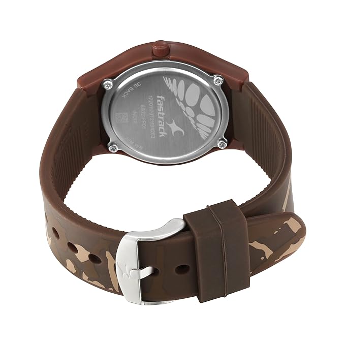 Fastrack Tees Café Analog Brown Dial Women's Watch-68021PP01