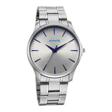 Sonata Ease with Gray Dial Silver Watch for Men - 77163SM06W