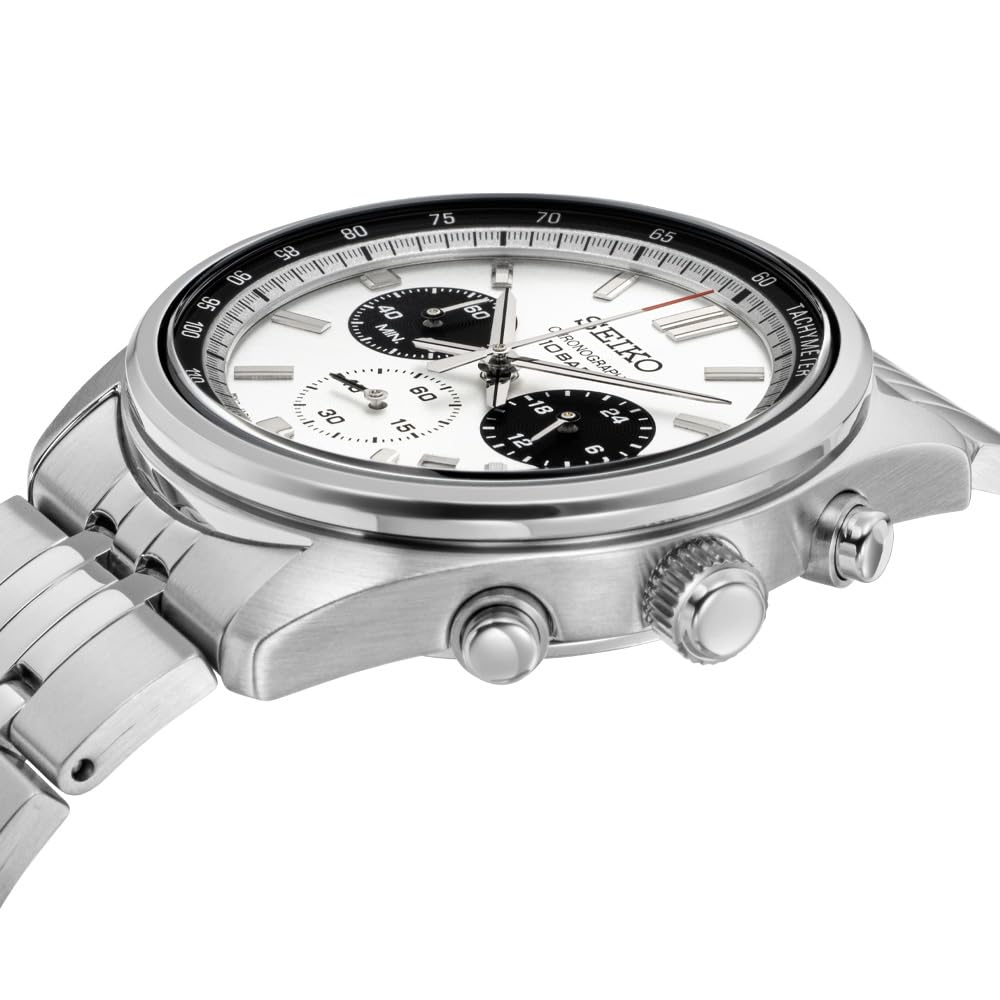 Seiko Dress panda Chronograph Men's Watch - SSB425P1 - KRISHNA WATCH COMPANY