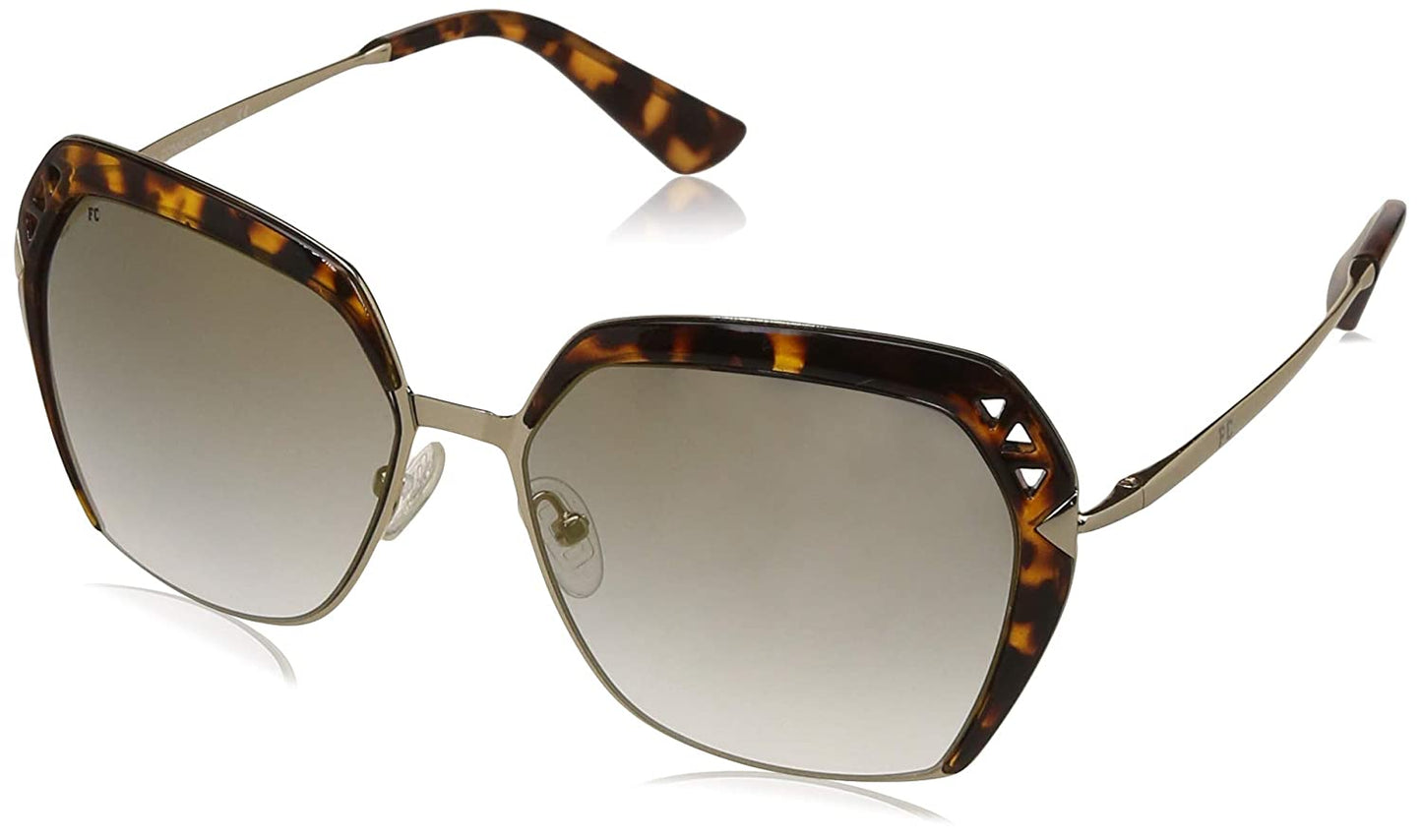 FRENCH CONNECTION Mirrored Oversized Women's Sunglasses - FC 7382 C1