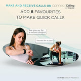 TIMEX iConnect Calling Smartwatch|1.83" TFT Display with 240x284 Pixel Resolution|Single Sync Bluetooth Calling|AI Voice Assist|100+ Sports Modes|200+ Watchfaces TWIXW200T