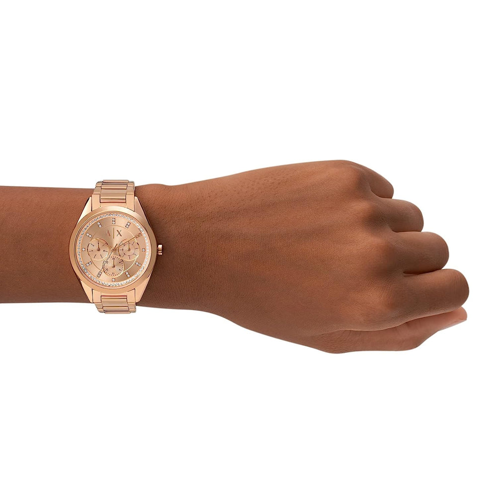 Armani Exchange Analog Rose Gold Dial Women's Watch-AX5658 - KRISHNA WATCH COMPANY