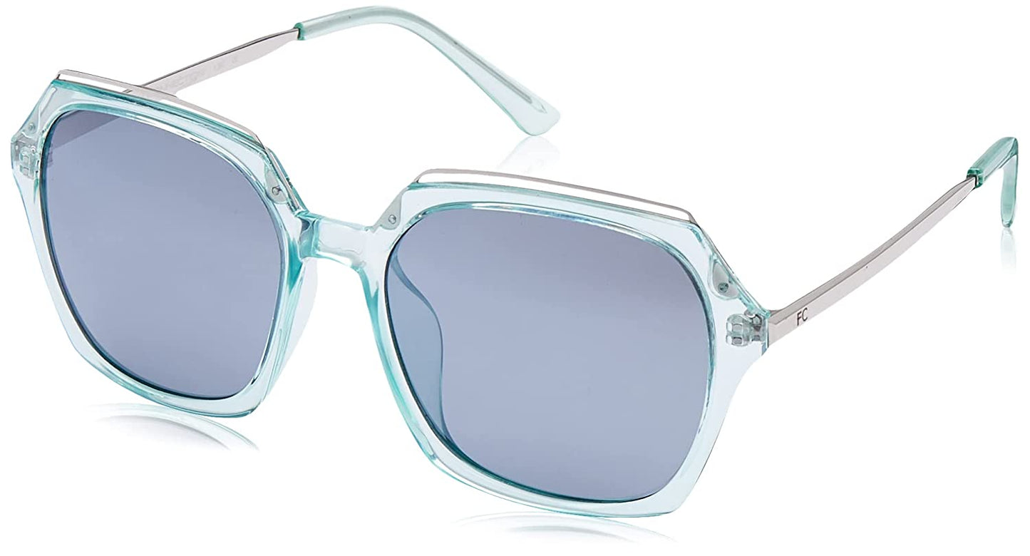 FRENCH CONNECTION Mirrored Oversized Women's Sunglasses - FC 7404 C3