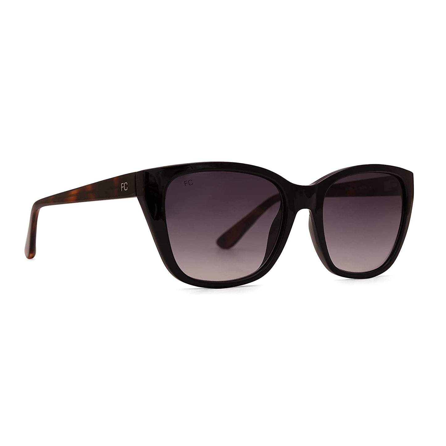 French Connection Gradient Cat Eye Women Sunglasses - FC 7594 C1