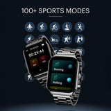 Noise Canvas Smart Watch with 1.96" Vivid Display, Functional Crown, BT Calling, 150+ Watch Faces, AI Voice Assistant, Health Suiteᵀᴹ, 100+ Sports Modes, IP67, Upto 7 Days Battery (Elite Black)