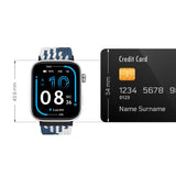 Noise Pro 6 Smart Watch:Intelligent AI, Endless AI Watch Faces, AI Companion, 1.85” AMOLED, EN2 Processor, Nebula UI 2.0, Emergency SOS, Compatible with iOS & Android(Ice Blue)