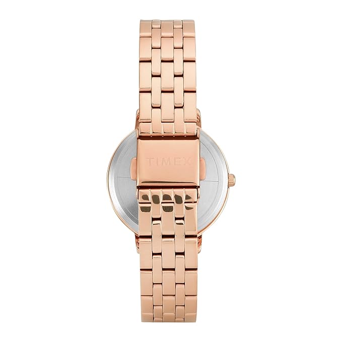 Timex White Dial with Roman Numbers Women's Watch - TWEL19108