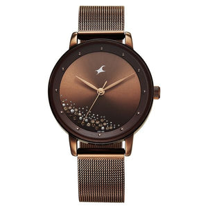 Fastrack Style Up Quartz Analog Watch For Girls - 6206QM01 - KRISHNA WATCH COMPANY