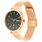 FASTRACK - RUFFLES BLACK DIAL METAL MESH STRAP WATCH 6207WM01
