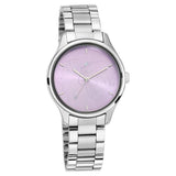 Fastrack Tripster Quartz Analog Purple Dial Stainless Steel Strap Watch for Girls - NU6219SM02