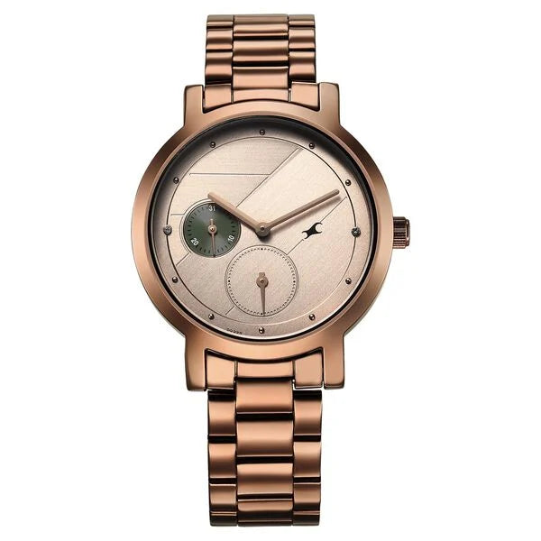 Fastrack Tick Tock Quartz Analog Watch for Girls 6225qm01